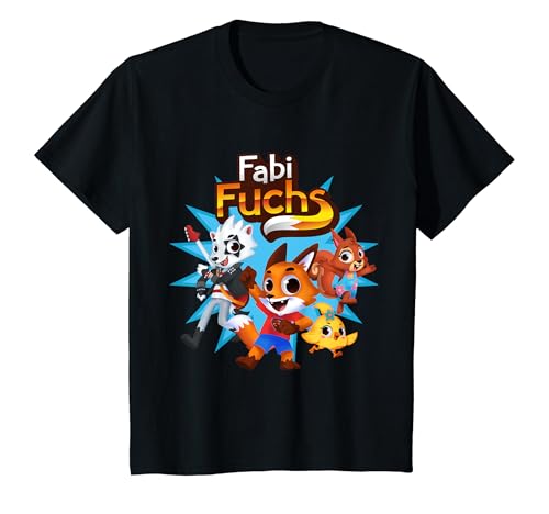 Kinder Fabi Fuchs Blaubeerbande Kinder Jungen Mädchen T-Shirt von Fabi Fuchs