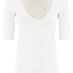 Fabiana Filippi Baumwoll-t-shirt Mit Pailletten von Fabiana Filippi