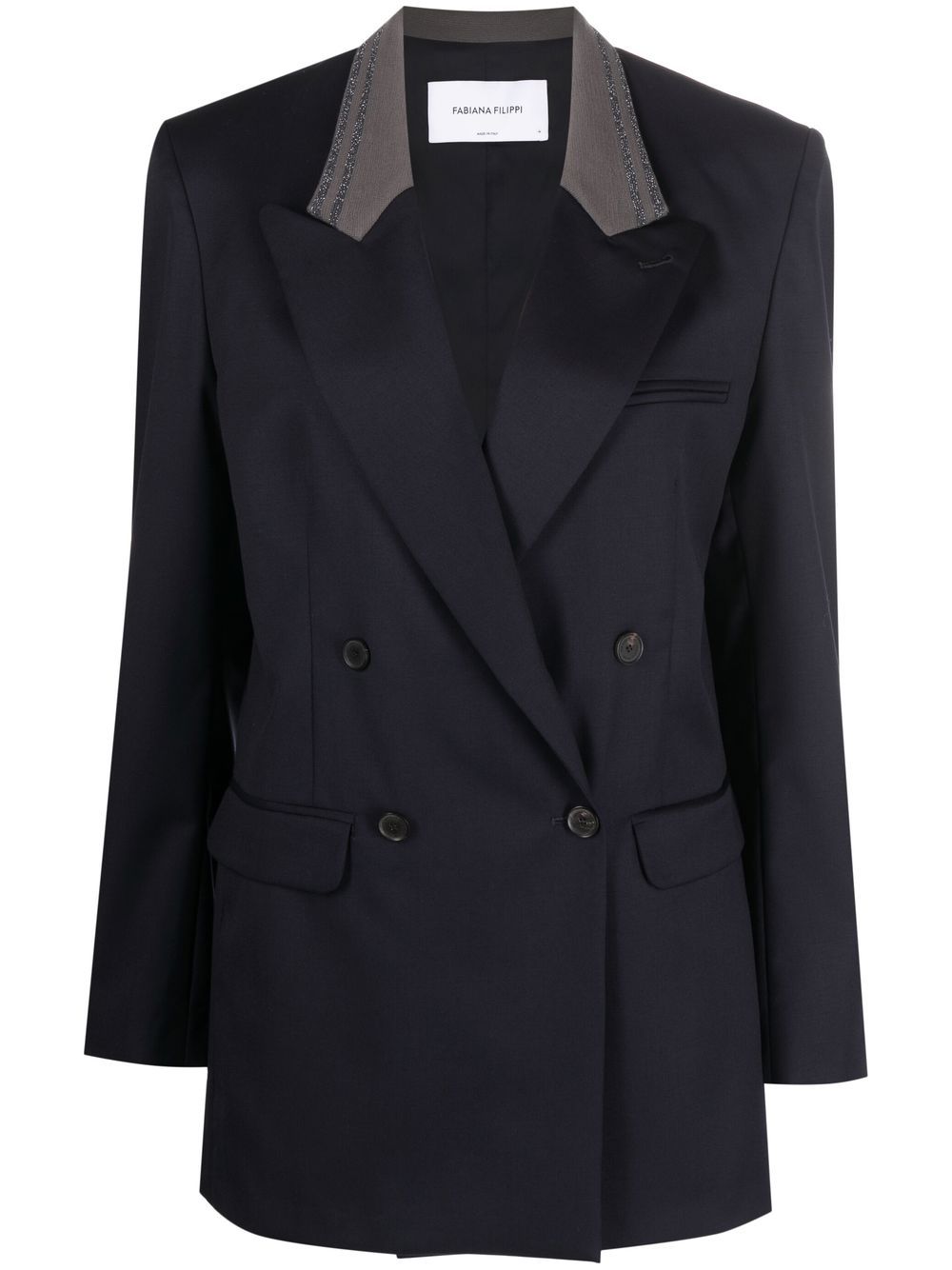 Fabiana Filippi Doppelreihiger Blazer - Blau von Fabiana Filippi