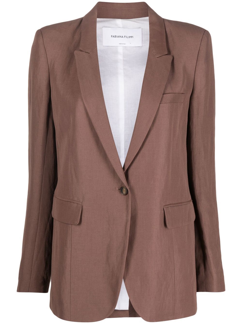 Fabiana Filippi Einreihiger Blazer - Braun von Fabiana Filippi