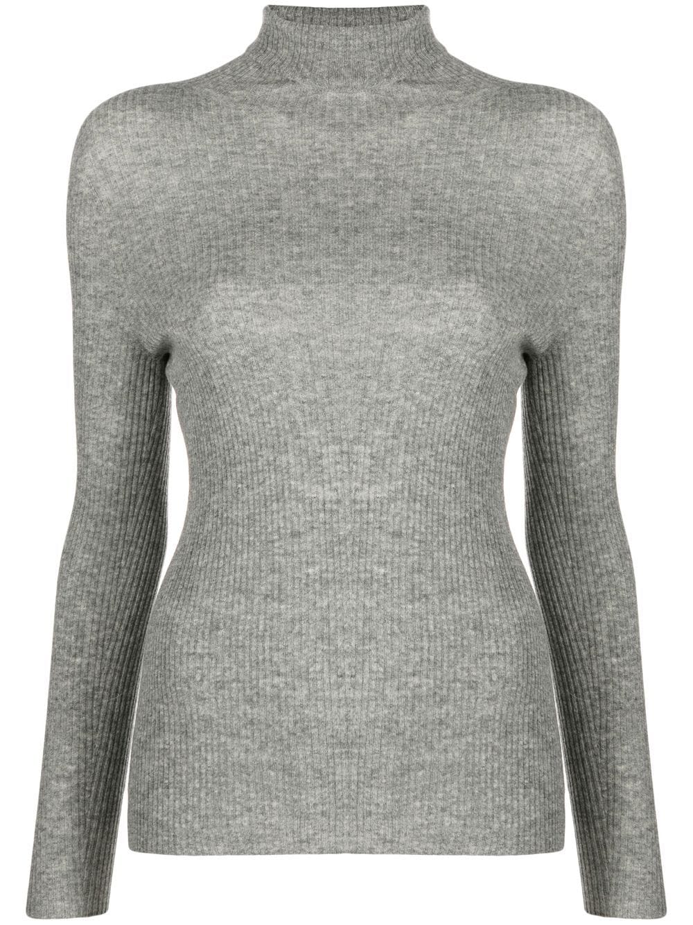 Fabiana Filippi Gerippter Rollkragenpullover - Grau von Fabiana Filippi