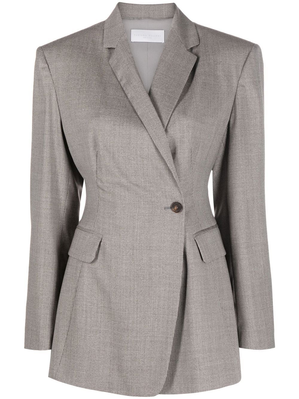 Fabiana Filippi Gewickelter Blazer - Grau von Fabiana Filippi