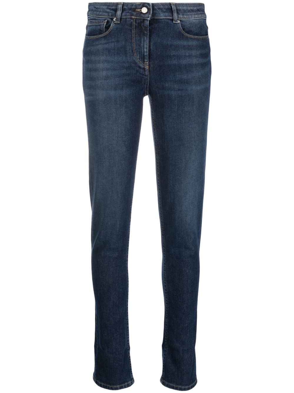 Fabiana Filippi Halbhohe Slim-Fit-Jeans - Blau von Fabiana Filippi