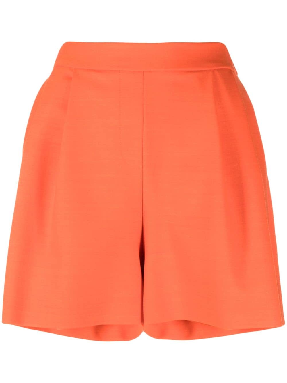 Fabiana Filippi High-Waist-Shorts mit Falten - Orange von Fabiana Filippi