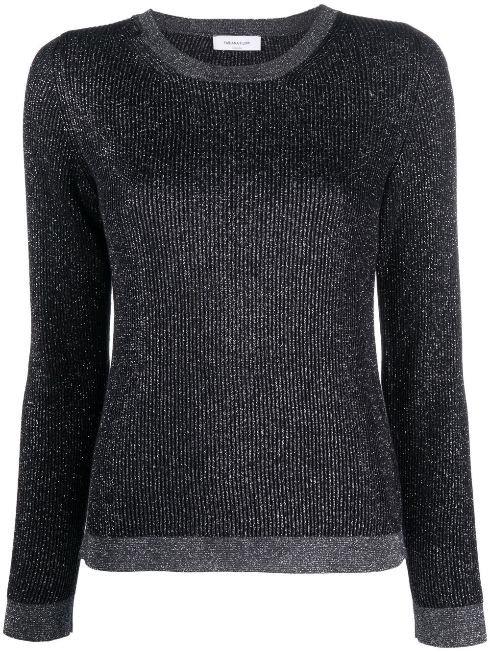 Fabiana Filippi Pullover mit Glitter - Blau von Fabiana Filippi