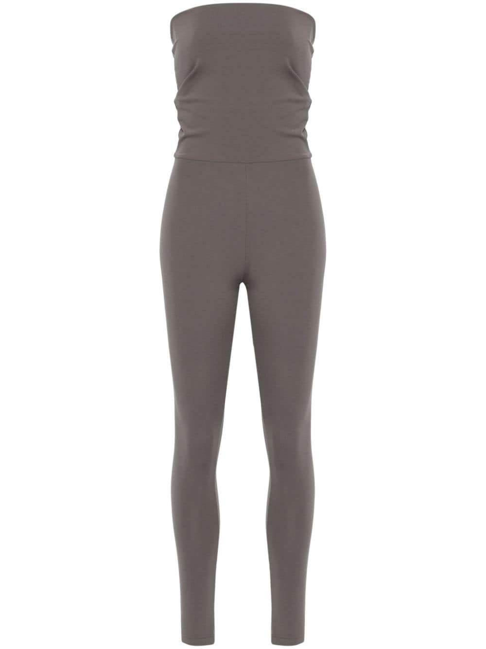 Fabiana Filippi Schulterfreier Stretch-Jumpsuit - Grau von Fabiana Filippi