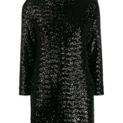 Fabiana Filippi Schwarzer Damenmantel von Fabiana Filippi