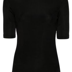 Fabiana Filippi Schwarzes Jersey T-shirt Für Damen von Fabiana Filippi