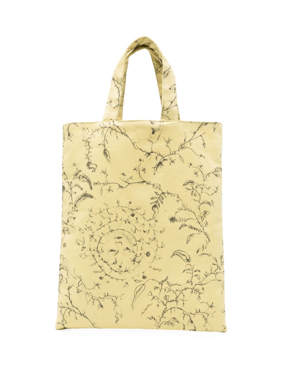 Fabiana Filippi Shopper mit Zweige-Print - Nude von Fabiana Filippi