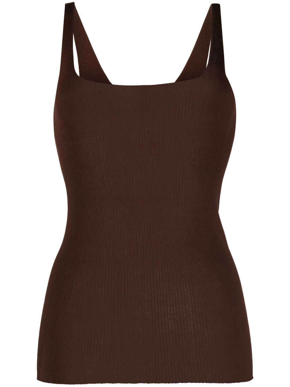 Fabiana Filippi Tanktop aus geripptem Strick - Braun von Fabiana Filippi