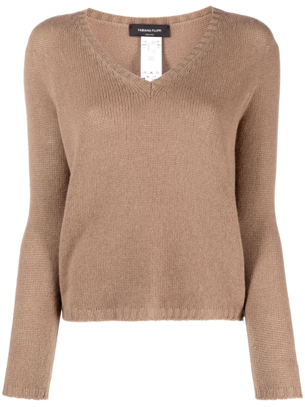 Fabiana Filippi Kaschmirpullover mit V-Ausschnitt - Braun von Fabiana Filippi