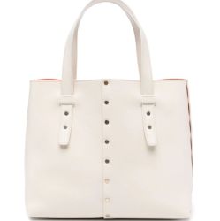 Fabiana Filippi Weiße Lederschultertasche von Fabiana Filippi