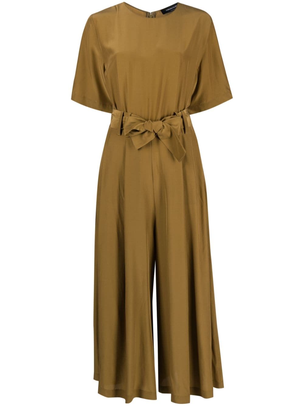 Fabiana Filippi Cropped-Jumpsuit mit Gürtel - Nude von Fabiana Filippi