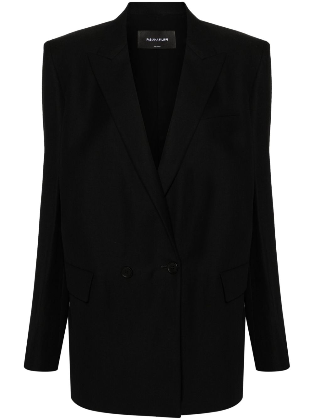 Fabiana Filippi Doppelreihiger Blazer - Schwarz von Fabiana Filippi