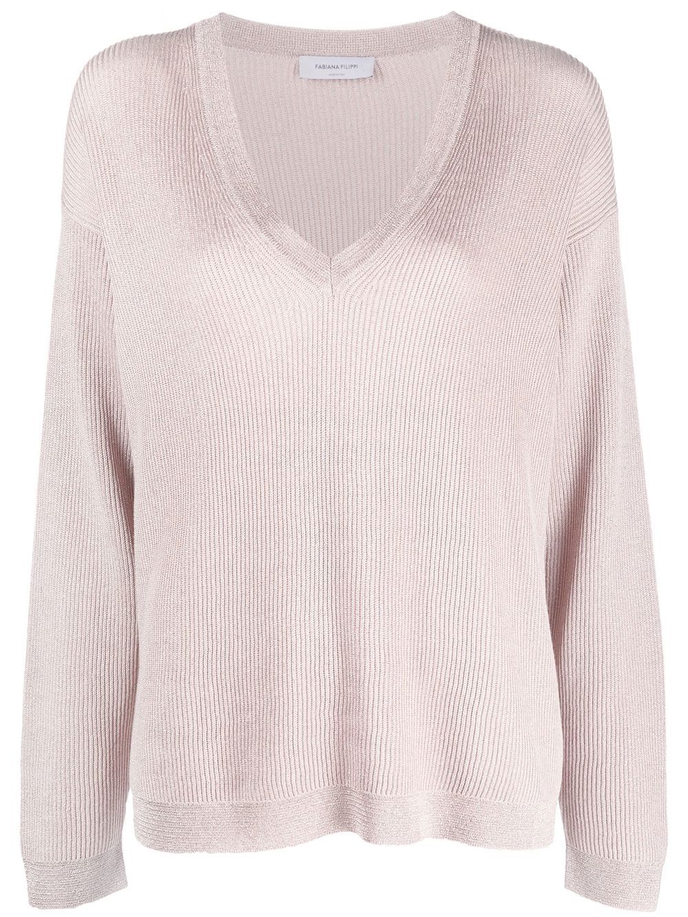 Fabiana Filippi Pullover mit Glitter - Rosa von Fabiana Filippi