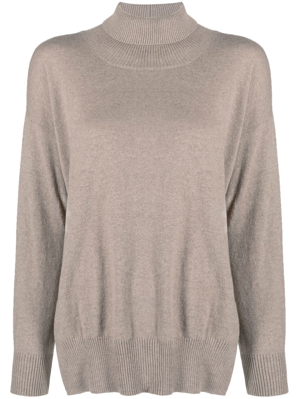 Fabiana Filippi Gerippter Rollkragenpullover - Nude von Fabiana Filippi