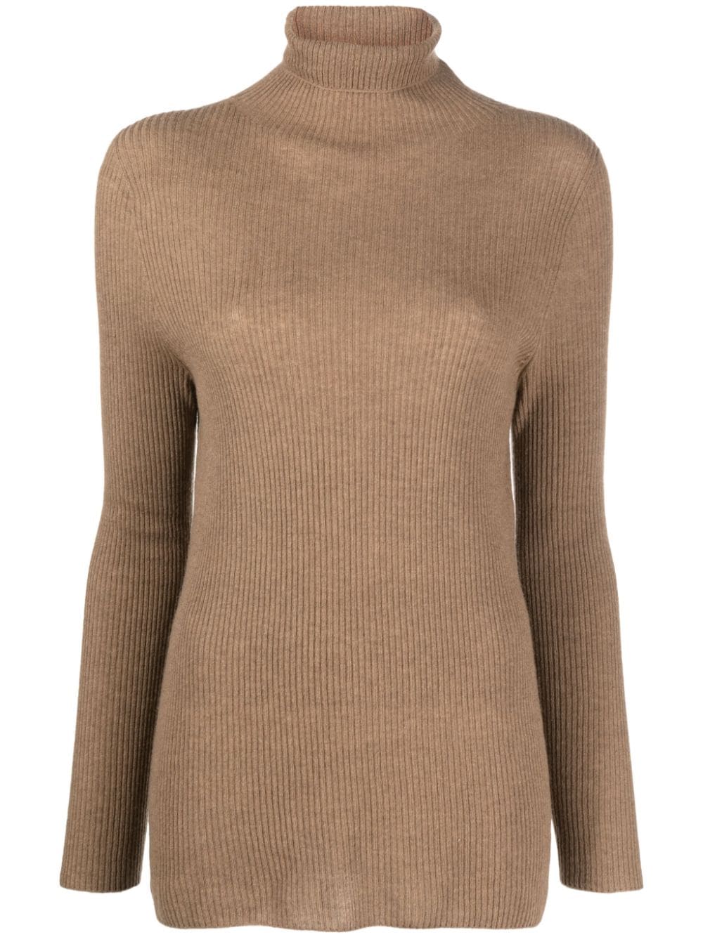 Fabiana Filippi Gerippter Rollkragenpullover - Braun von Fabiana Filippi