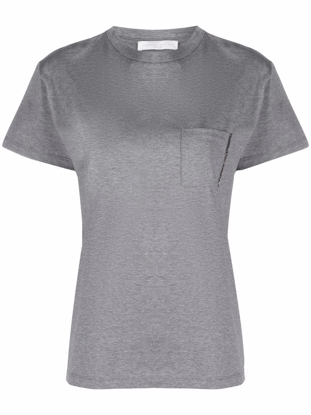 Fabiana Filippi Klassisches T-Shirt - Grau von Fabiana Filippi