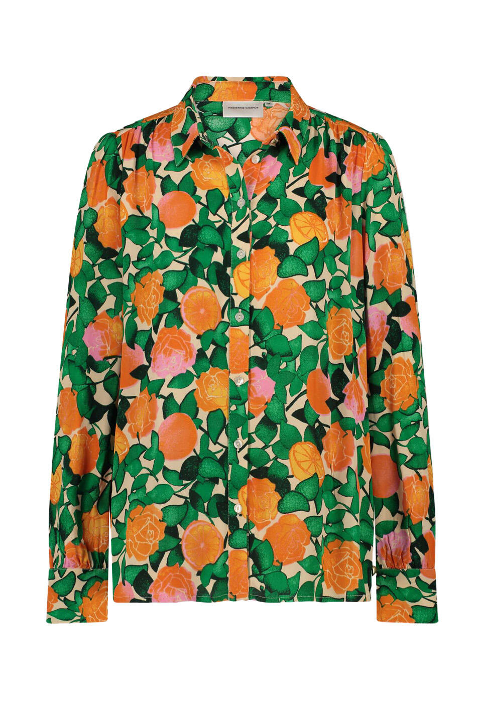 Fabienne Chapot - Bluse - Coco grün/orange - Gr. - 40 von Fabienne Chapot