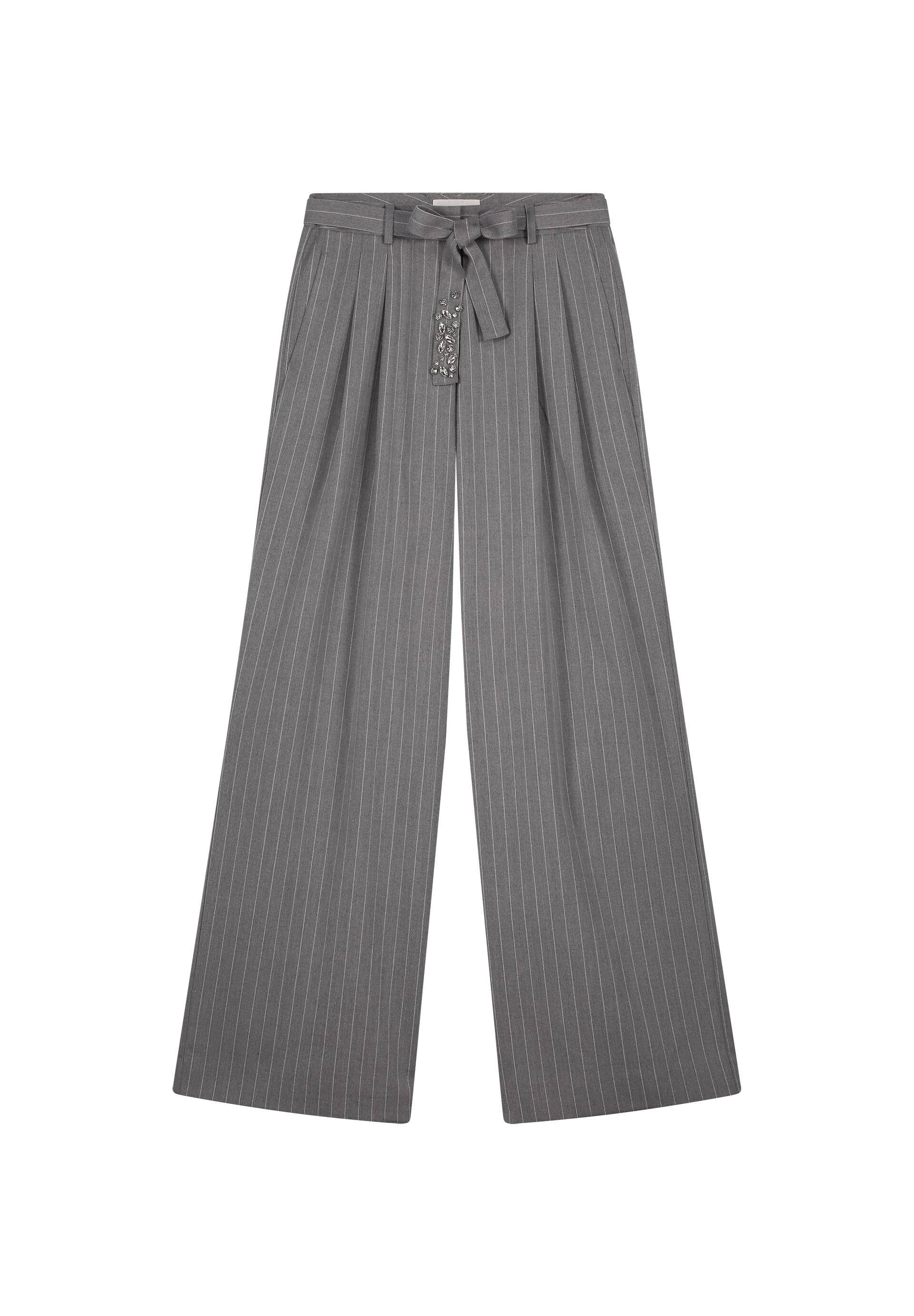 Fabienne Chapot - Charlie Trousers grey melange - Gr. - 38 von Fabienne Chapot