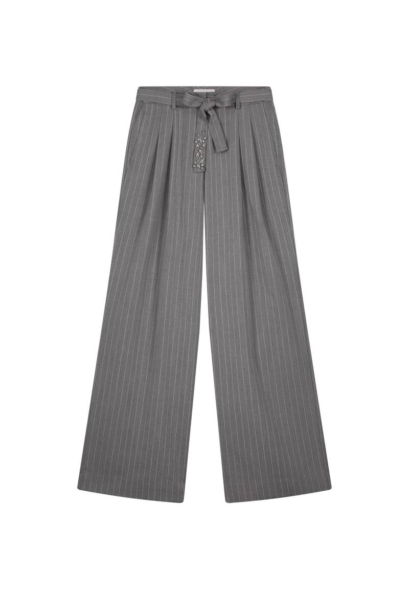 Fabienne Chapot - Charlie Trousers grey melange - Gr. - 40 von Fabienne Chapot