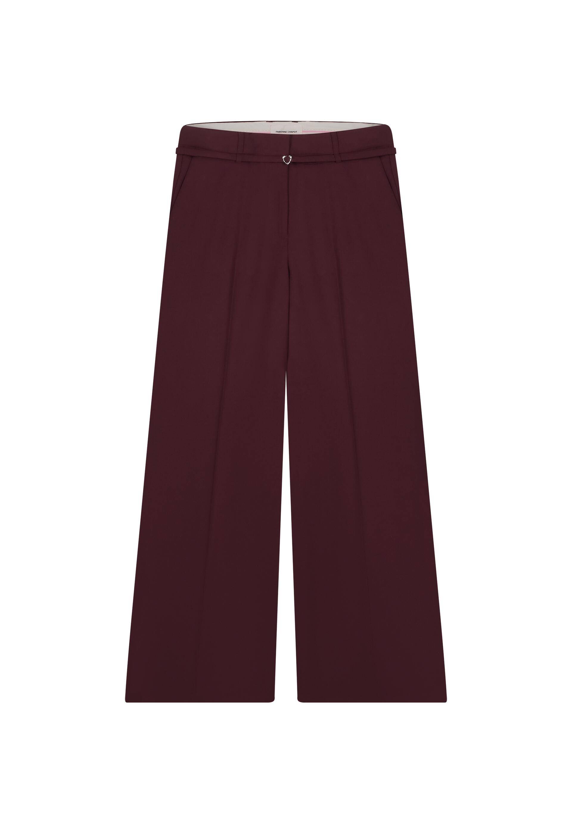 Fabienne Chapot - Nelsan Trousers deep burgundy - Gr. - 38 von Fabienne Chapot
