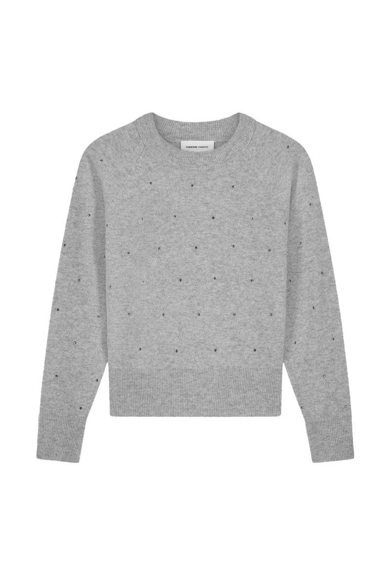 Fabienne Chapot - Pullover - Lidi Rhinestone grau - Gr. - L von Fabienne Chapot
