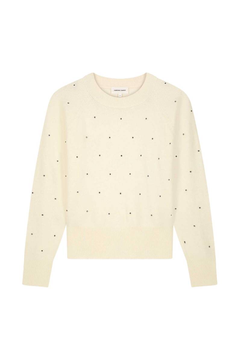 Fabienne Chapot - Pullover - Lidi Rhinestone weiß - Gr. - L von Fabienne Chapot