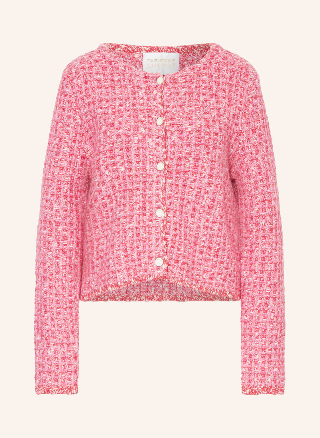 Fabienne Chapot Strickjacke Josh Mit Glitzergarn pink von Fabienne Chapot