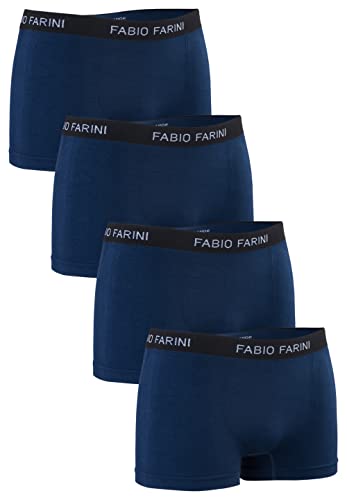 Fabio Farini 4er-Pack Seamless Boxershorts Unterhosen Männer aus Microfaser, Nahtlose Retroshorts für Herren im Multi-Set - Set 26 L von Fabio Farini