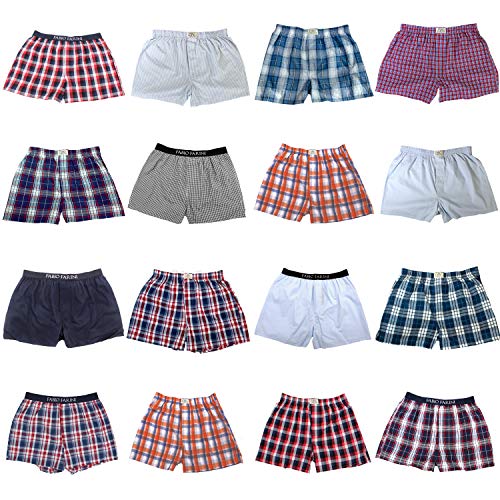 Fabio Farini Boxershorts Webboxer Herren Boxer Shorts Unterhose Unterwäsche Baumwolle 8er Pack S von Fabio Farini