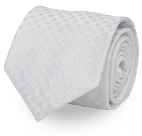 Fabio Farini - Elegante Herren Krawatte kariert - 8cm Breite in verschiedenen Farben - Schlips Weiß Karomuster Weiß von Fabio Farini