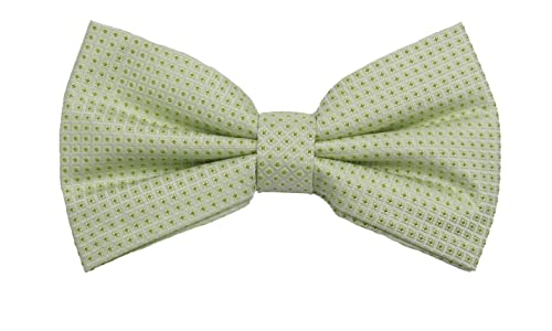 Fabio Farini - Elegante karierte Herren Fliege Querbinder für jeden Anlass in verschiedenen Farben Gelb Muster von Fabio Farini