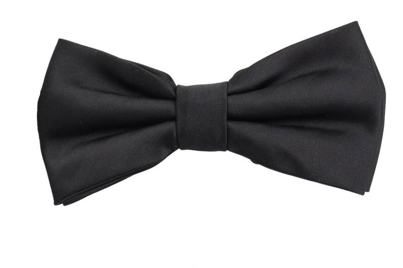 Fabio Farini Fliege Herren Einfarbige Fliegen - Männer Querbinder Vorgebunden Uni (mit Box, Unifarben) Dunkelgrau - Onyx von Fabio Farini