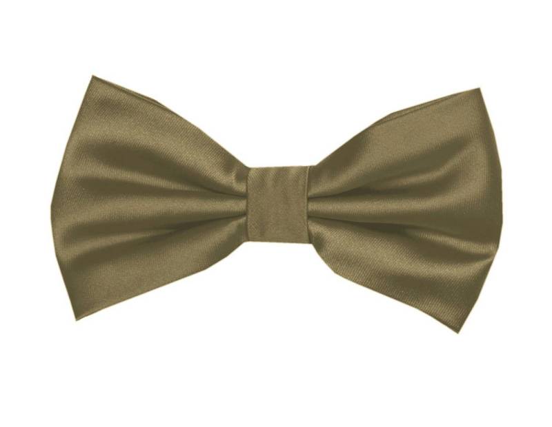 Fabio Farini Fliege Herren Einfarbige Fliegen - Männer Querbinder Vorgebunden Uni (mit Box, Unifarben) Hellbraun von Fabio Farini