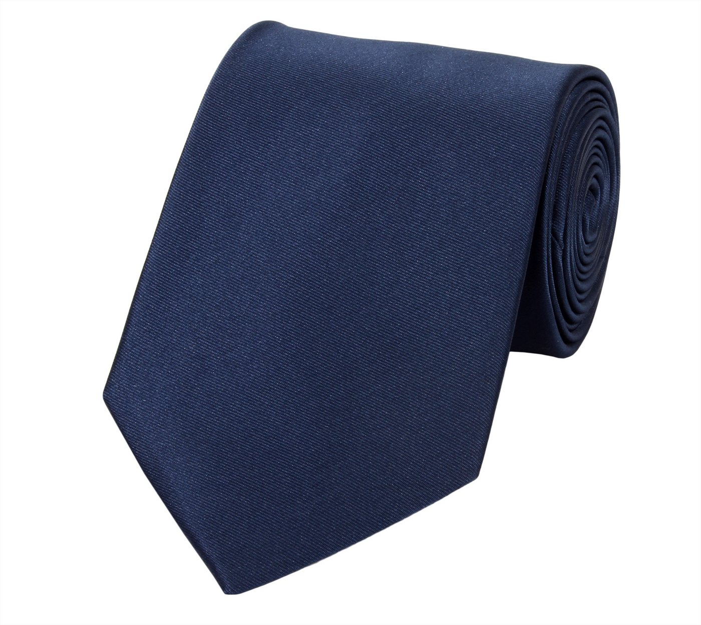Fabio Farini Krawatte Herren Krawatte Blautöne - verschiedene Blaue Männer Schlips in 8cm (ohne Box, Unifarben) Breit (8cm), Dunkelblau Uni Einfarbig - Regency Blue von Fabio Farini