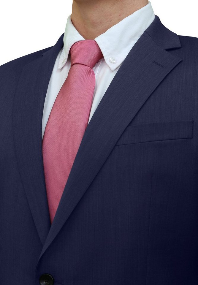 Fabio Farini Krawatte einfarbige Herren Schlips - Unicolor Krawatte in 6cm oder 8cm Breite (Unifarben) Breit (8cm), Dunkelrosa perfekt als Geschenk von Fabio Farini