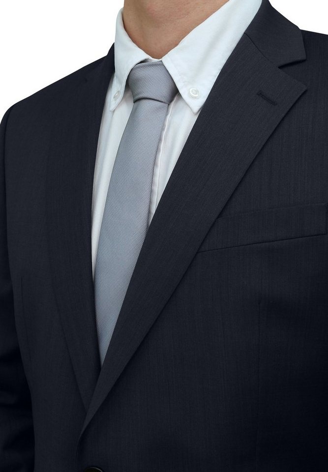 Fabio Farini Krawatte einfarbige Herren Schlips - Unicolor Krawatte in 6cm oder 8cm Breite (Unifarben) Breit (8cm), Silber perfekt als Geschenk von Fabio Farini