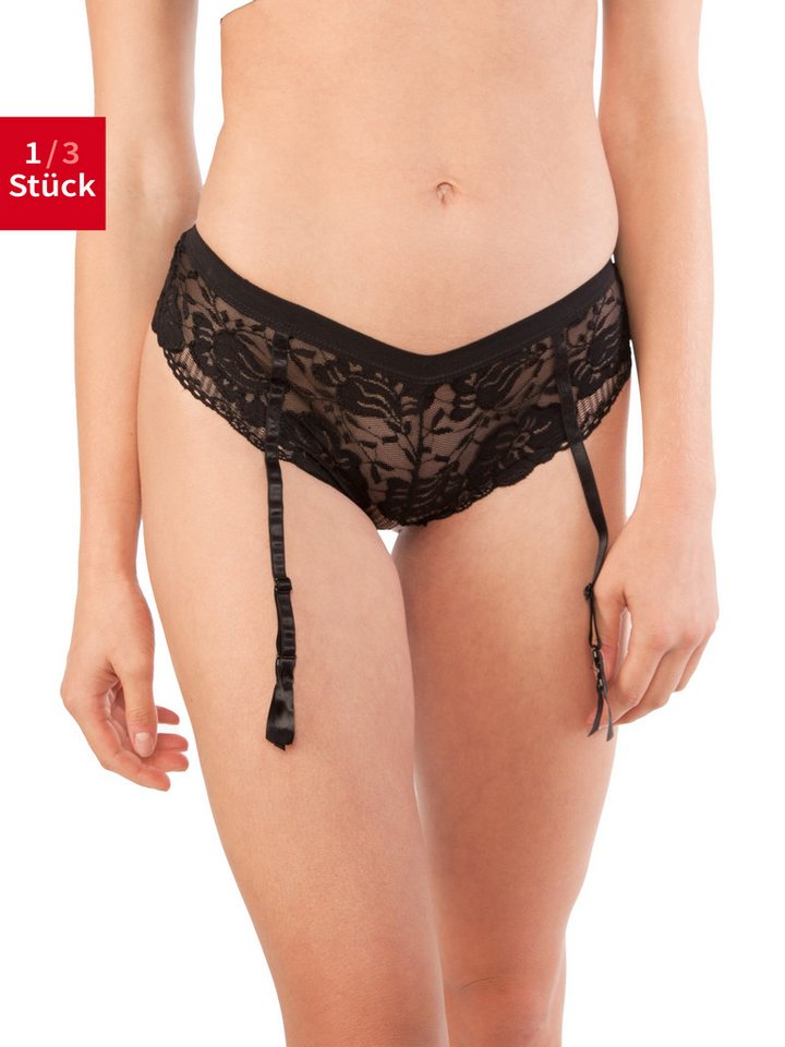 Fabio Farini String Sexy Strapse Panty für Frauen - Damen Strumpfhalter Höschen (Packung, 1-St) mit Strumpfhalter und Spitze von Fabio Farini