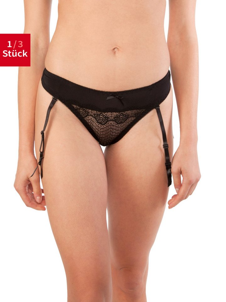 Fabio Farini String Sexy Strapse Panty für Frauen - Damen Strumpfhalter Höschen (Packung, 1-St) mit Strumpfhalter und Spitze von Fabio Farini