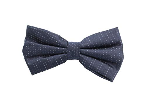 Fabio Farini - Elegante gepunktete Herren Fliege Querbinder für jeden Anlass in verschiedenen Farben Dunkelblau (Weiß) von Fabio Farini