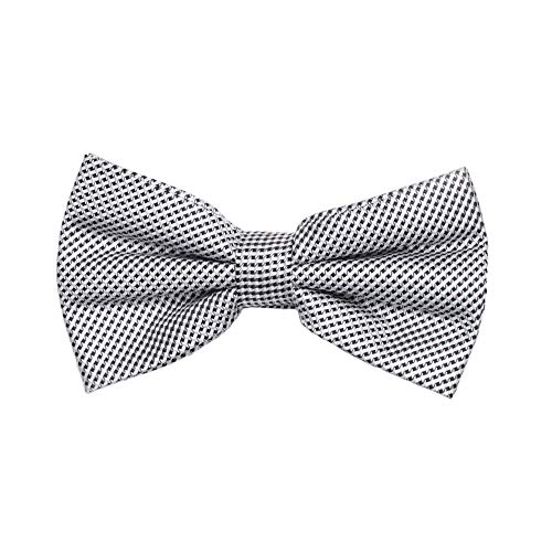 Fabio Farini - Elegante karierte Herren Fliege Querbinder für jeden Anlass in verschiedenen Farben Weiß Schwarz kariert Fabio Farini - Elegante karierte Herren Fliege Querbinder für jeden Anlass in verschiedenen Farben Weiß Schwarz kariert von Fabio Farini
