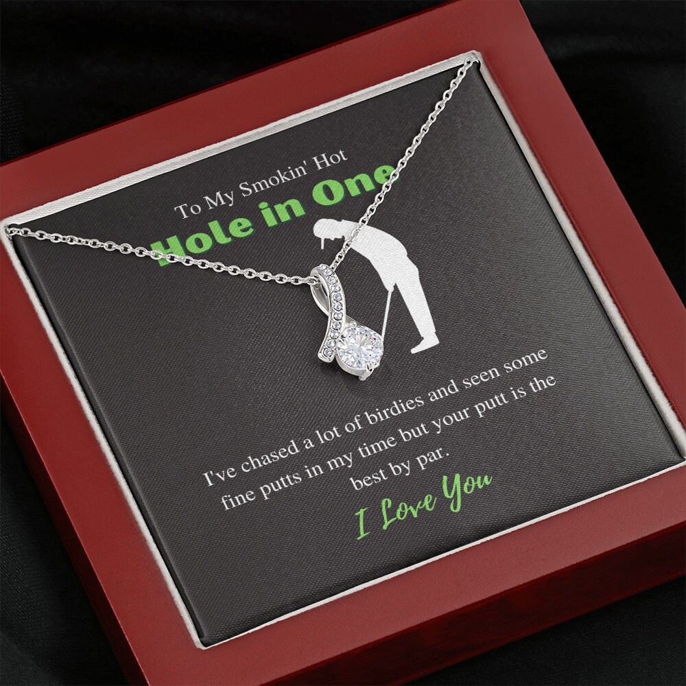 Lustiges Golf Geschenk Für Frauen - My Hole in One Halskette Perfektes Frau/Verlobte/Freundin Lustiges Golf Geschenk Für Frauen - My Hole in One Halskette Perfektes Frau/Verlobte/Freundin von FaboldDesigns