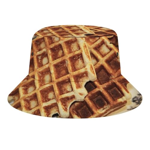 Lustiger Fischerhut mit belgischen Waffeln für Damen und Herren, verstaubar, Fischerhut, Sonnenkappe, Reisen, Outdoor, Strandmützen, Belgische Waffeln, Einheitsgröße Lustiger Fischerhut mit belgischen Waffeln für Damen und Herren, verstaubar, Fischerhut, Sonnenkappe, Reisen, Outdoor, Strandmützen, Belgische Waffeln, Einheitsgröße von Fabretto