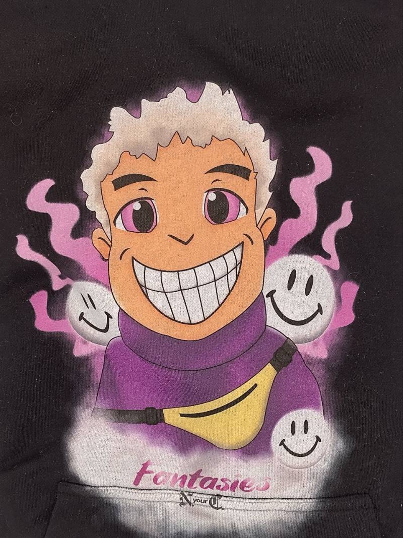 Hoodie Mit Motiv "Fantasies" von FabriKATionen