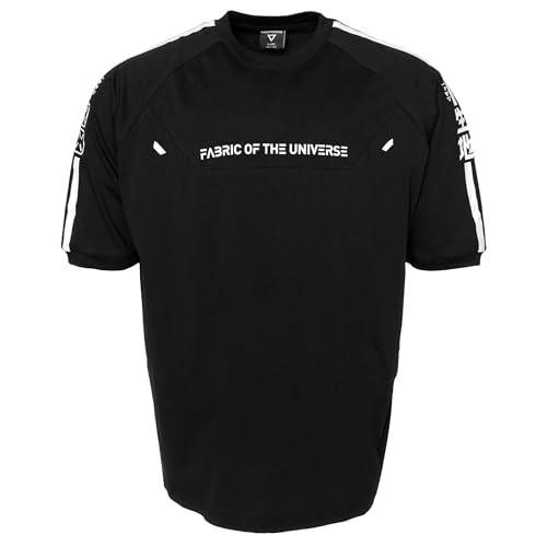 Fabric of the Universe Cyberpunk T-Shirt, schwer, Premium-Baumwolle, 284 g, Schwarz Rgs-101c Oversized, L von Fabric of the Universe