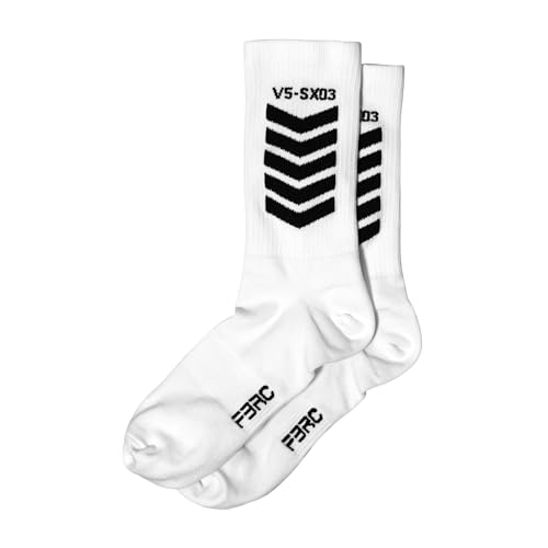 Fabric of the Universe Graphic Fashion Crew Socken, Weiß V5-sx03 (3er-Pack), 39-44.5 EU von Fabric of the Universe