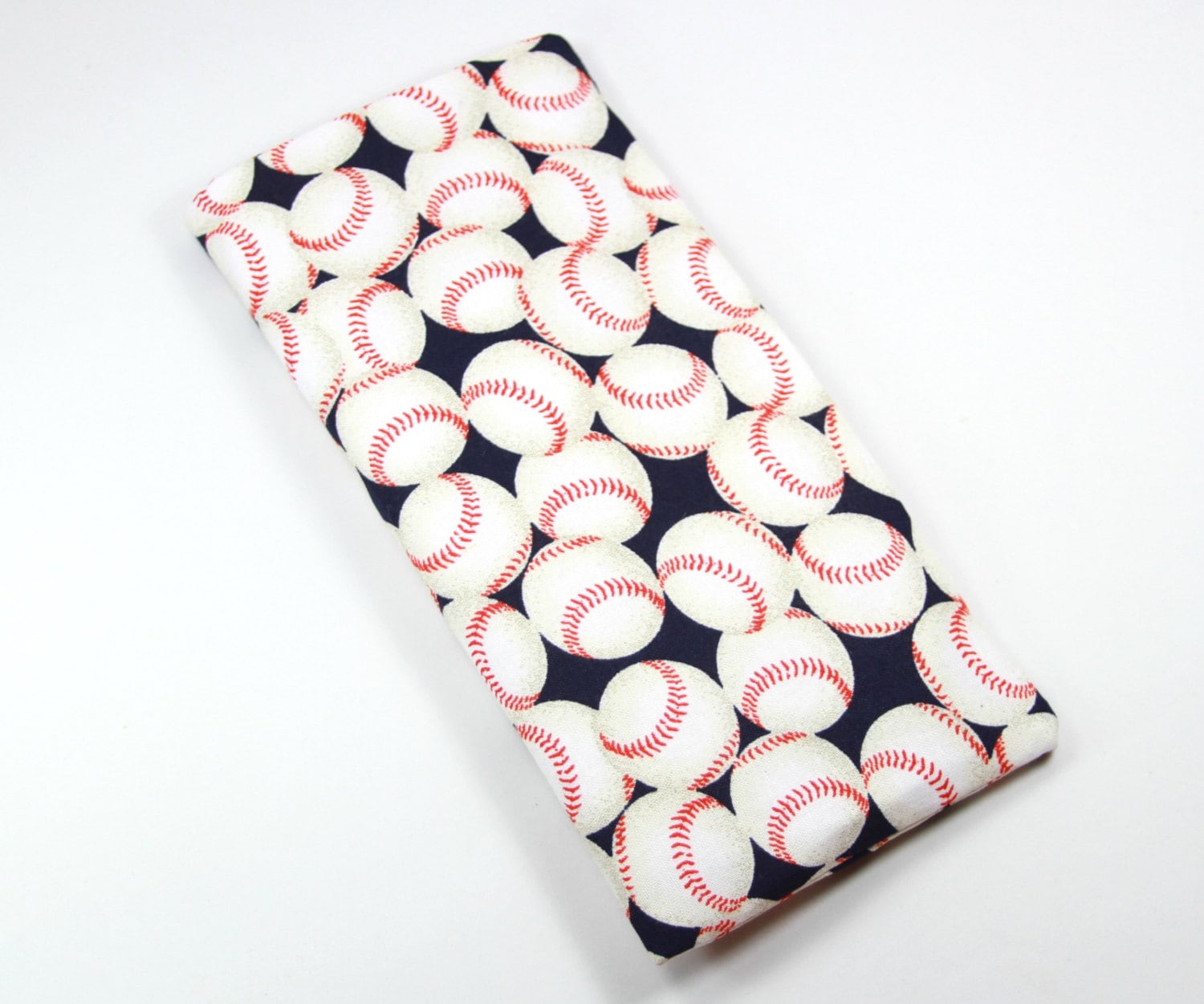Baseball-Stoff-Tasche, Sporttasche, Handy Tasche, Stoffbeutel, Baseball-Stoff, Die Sonnenbrille Fall Brillen Tasche von FabricLoveandFun