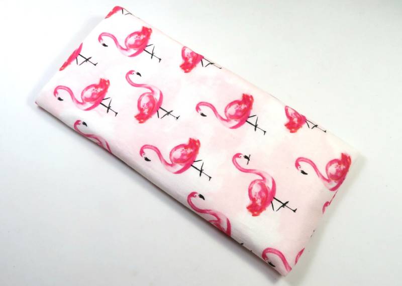 Flamingo Stofftasche, Sonnenbrillen-Gehäuse, Eyeglasses Taschen, Pink Flamingo Designtaschen, Bird Design Box, Flamingos von FabricLoveandFun