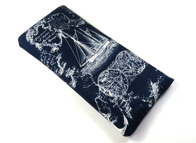 Meer Stofftaschen, Segelboot-Design-Taschen, Anker Blaue Design Taschen, Schiff Blauen Stoff Reisetaschen von FabricLoveandFun